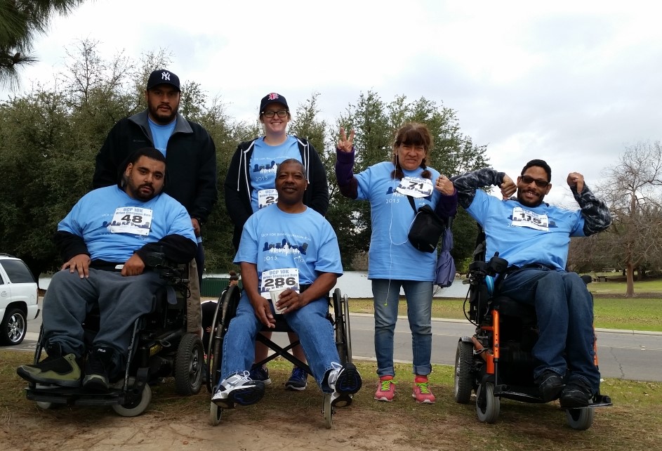 Juan and Emily are joined at the park by UCPCC students.